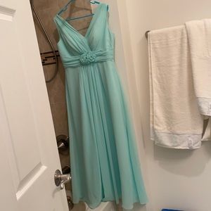 Long Teal dress